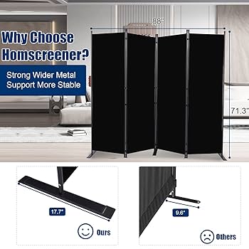 Amazon.com: Room Divider 6FT Portable Room Dividers and